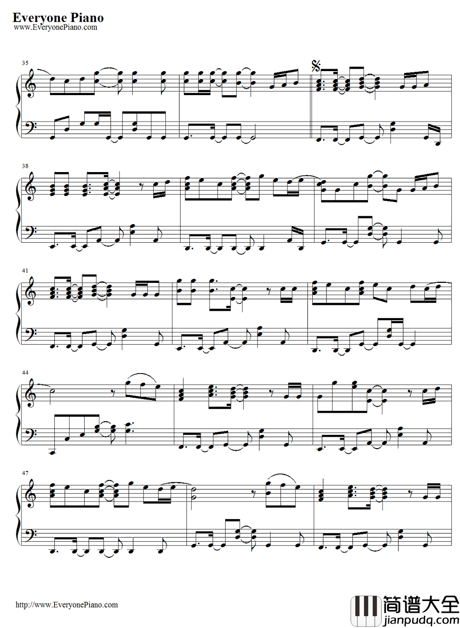 Stand_By_Me钢琴谱_SHINee_花样男子OST