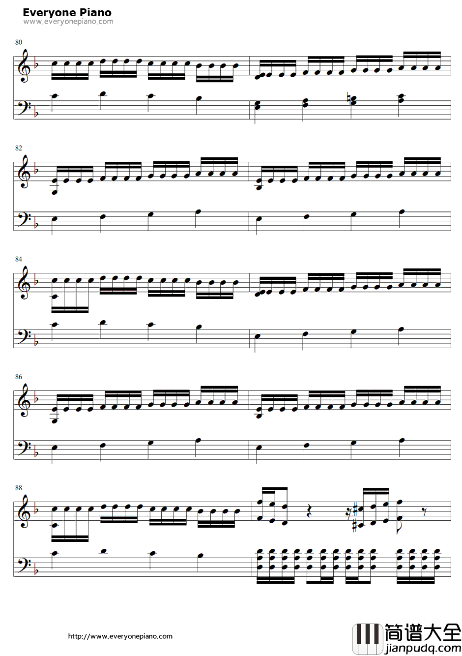 Mein_Herz_Brennt钢琴谱_Rammstein