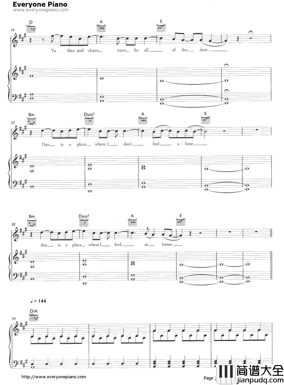 To_Build_a_Home钢琴谱_TheCinematicOrchestra