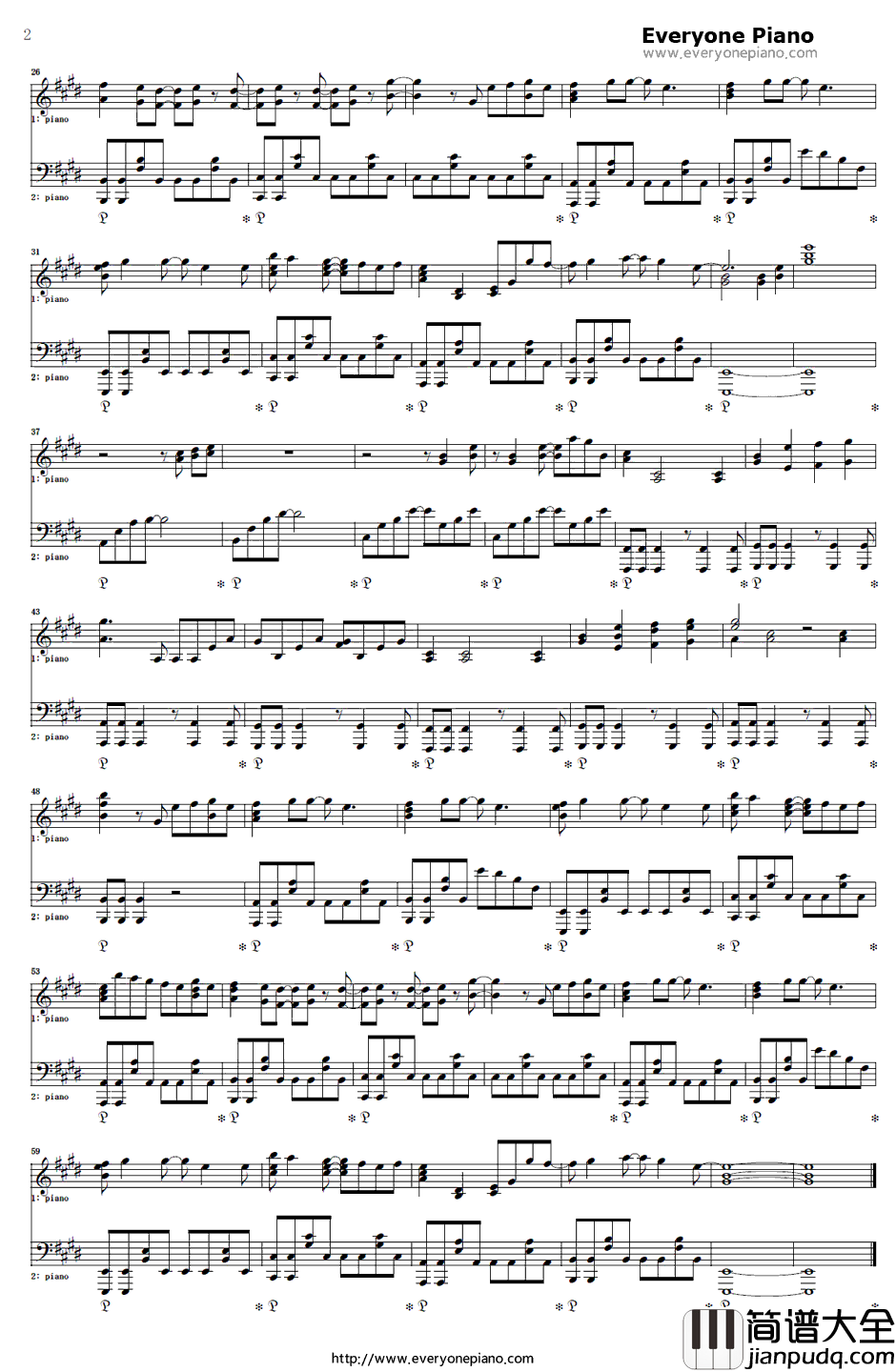 コンプリケイション钢琴谱_ROOKiEZisPUNK'D_无头骑士异闻录OP2