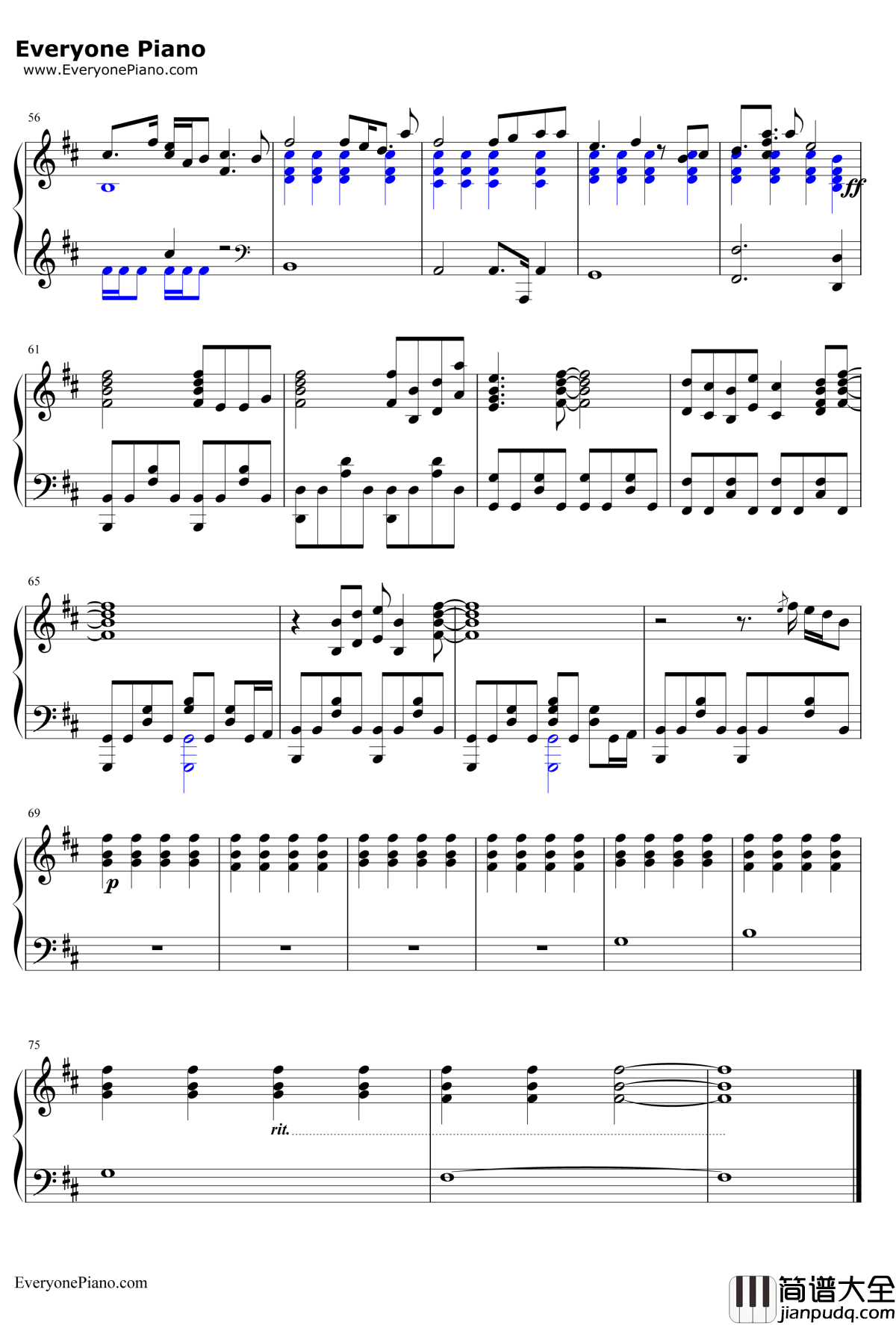 Call_you_rname钢琴谱_mpi&CASG_进击的巨人OST