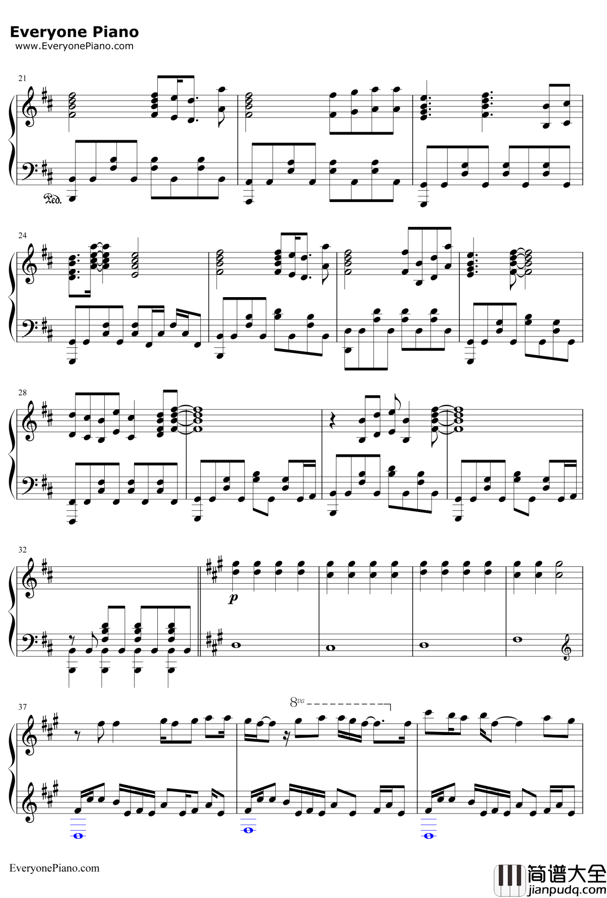 Call_you_rname钢琴谱_mpi&CASG_进击的巨人OST