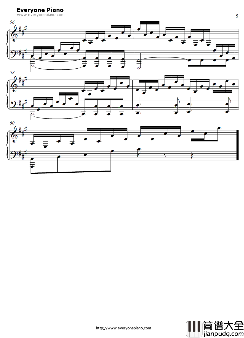 Sociometry钢琴谱_KOTOKO_灼眼的夏娜ⅡED2