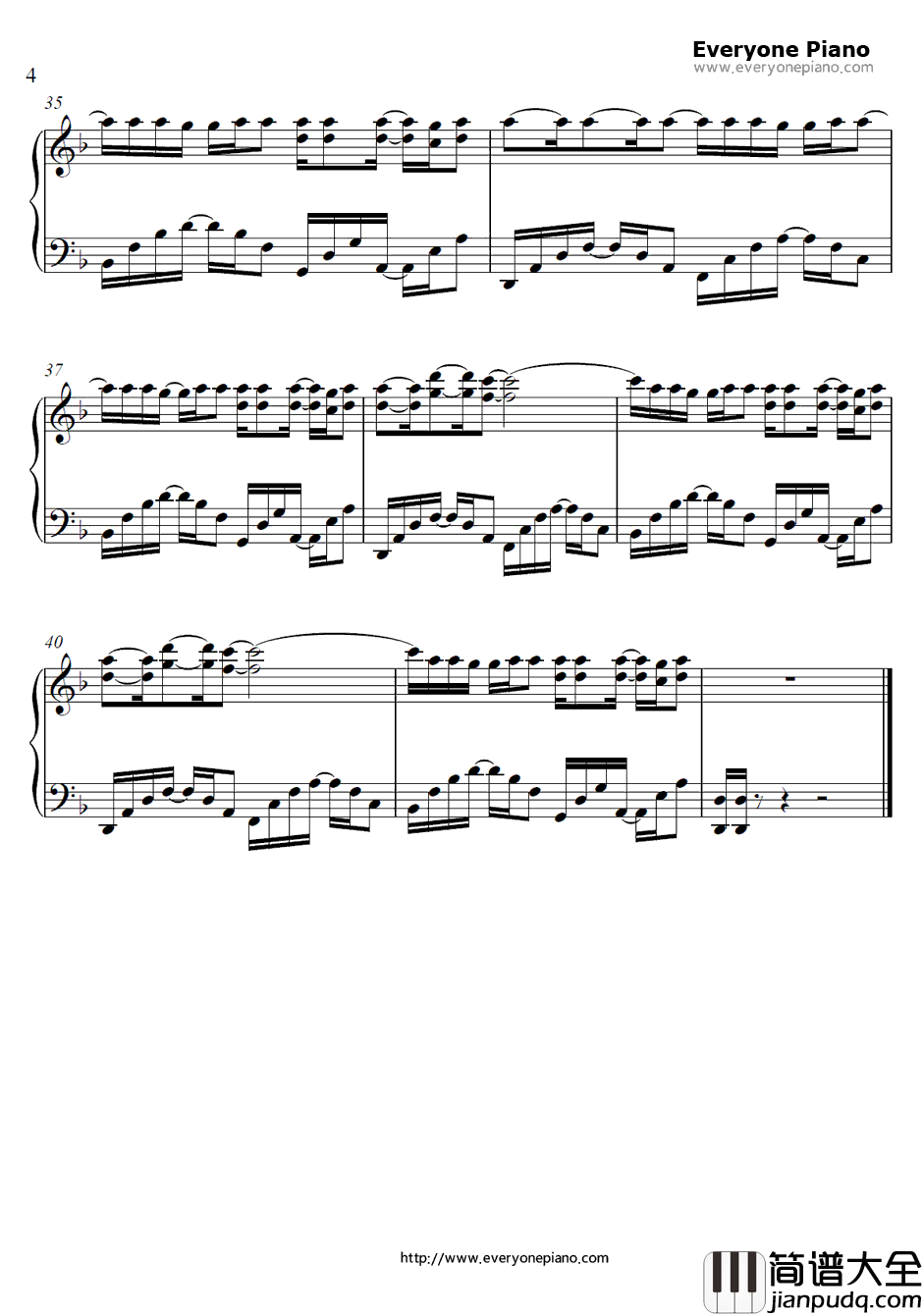 Faint钢琴谱_LinkinPark