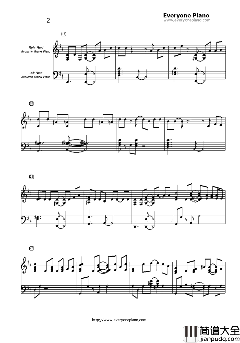 Everything钢琴谱_MichaelBublé