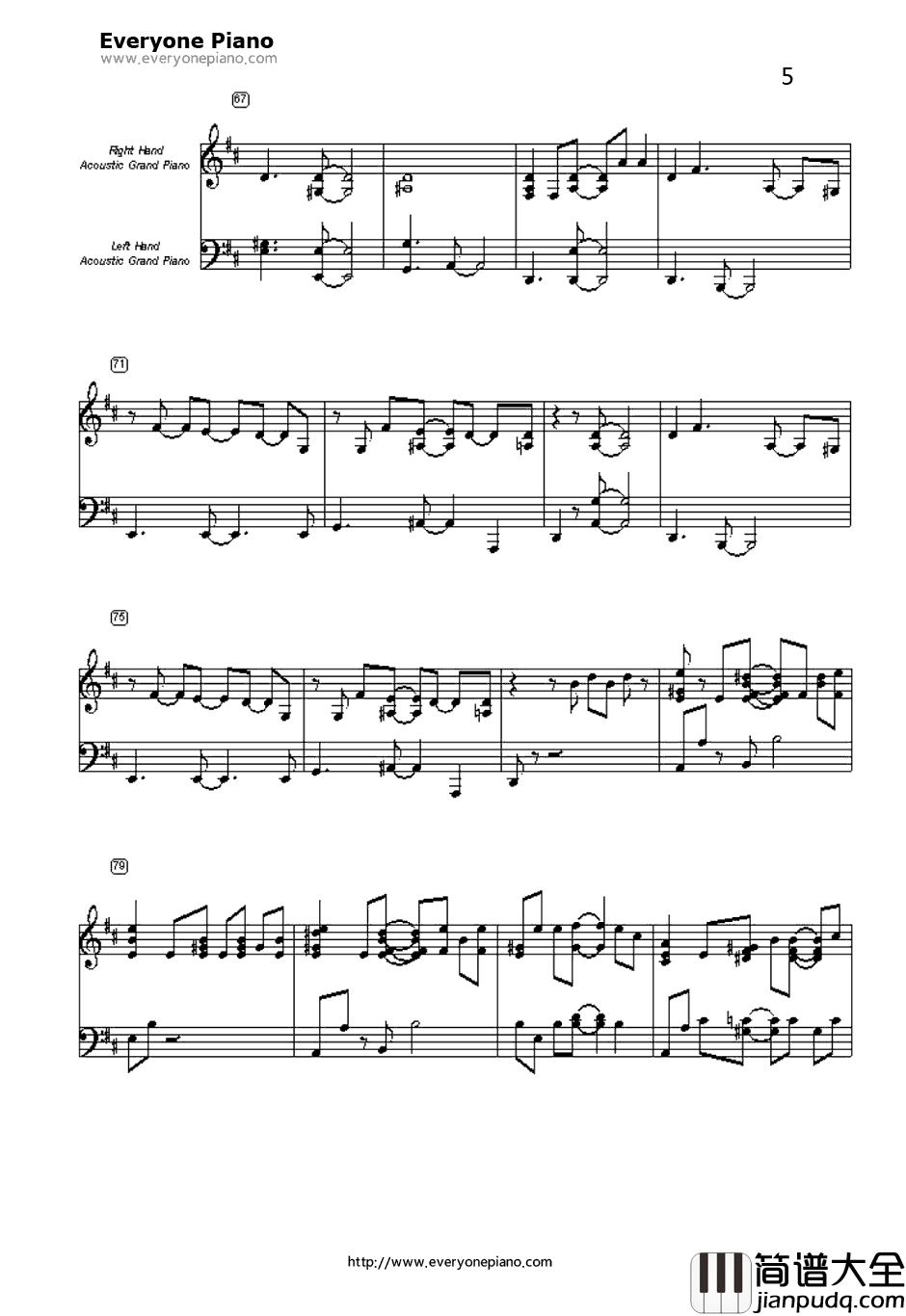 Everything钢琴谱_MichaelBublé