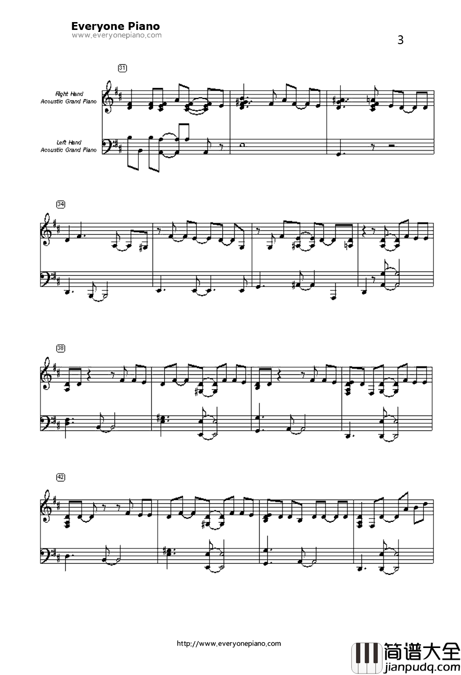 Everything钢琴谱_MichaelBublé