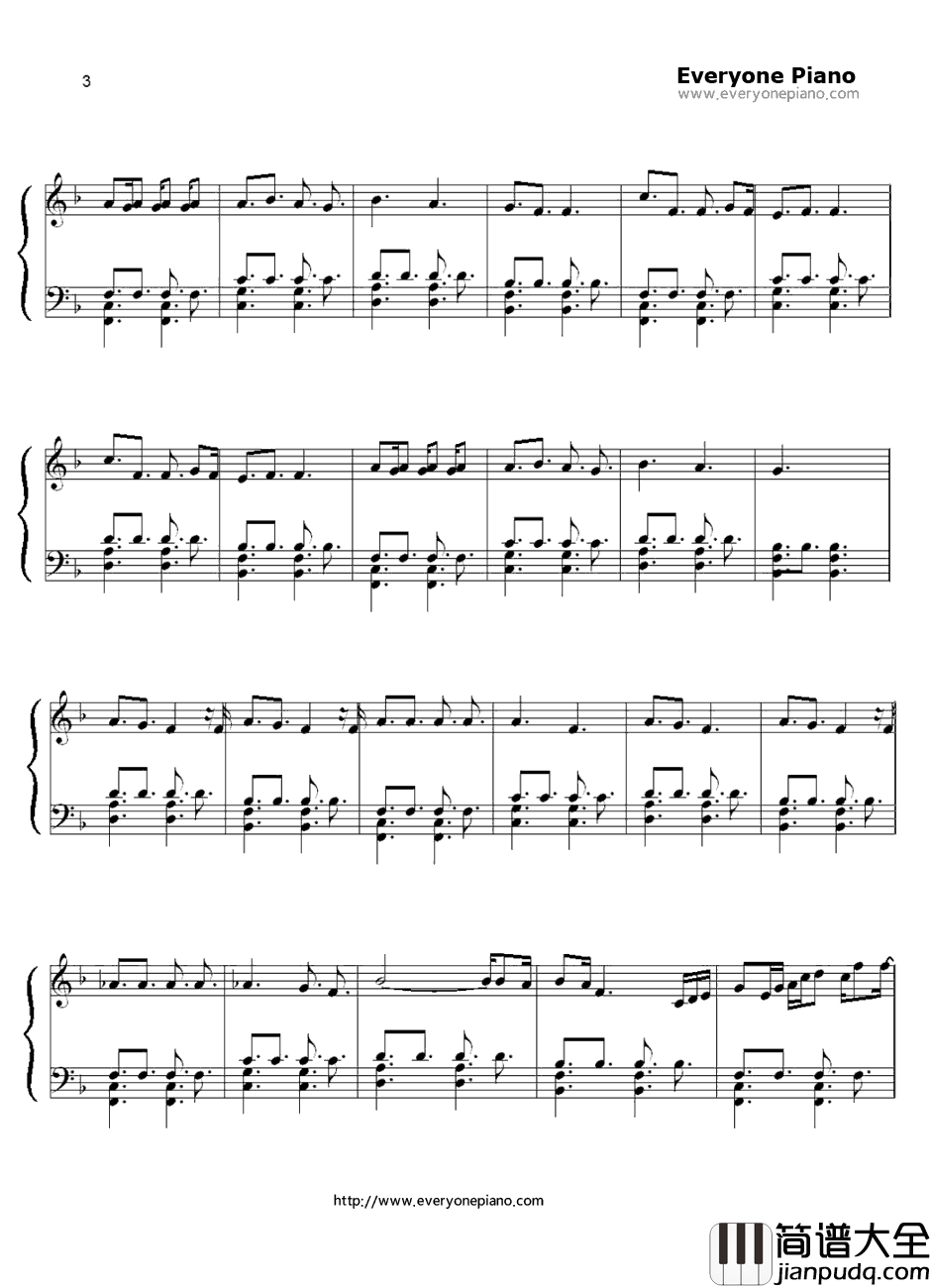 Be_Your_Girl钢琴谱_河边千惠子_妖精的旋律ED