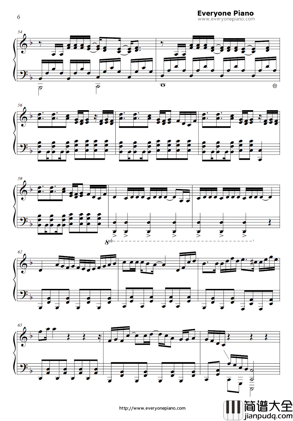 Core_Pride钢琴谱_UVERworld_青之驱魔师OP1