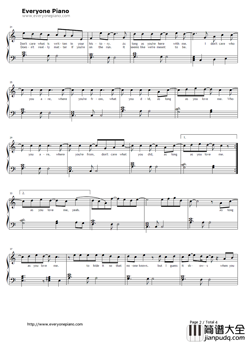 As_Long_as_You_Love_Me钢琴谱_BackstreetBoys