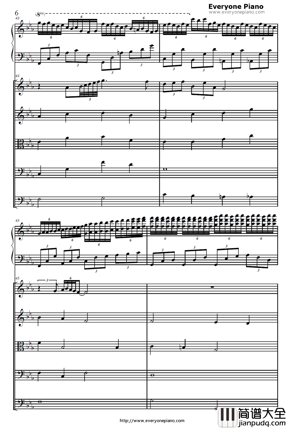 マリンスノー钢琴谱_斉藤恒芳_苍穹之战神－RightofLeftOST