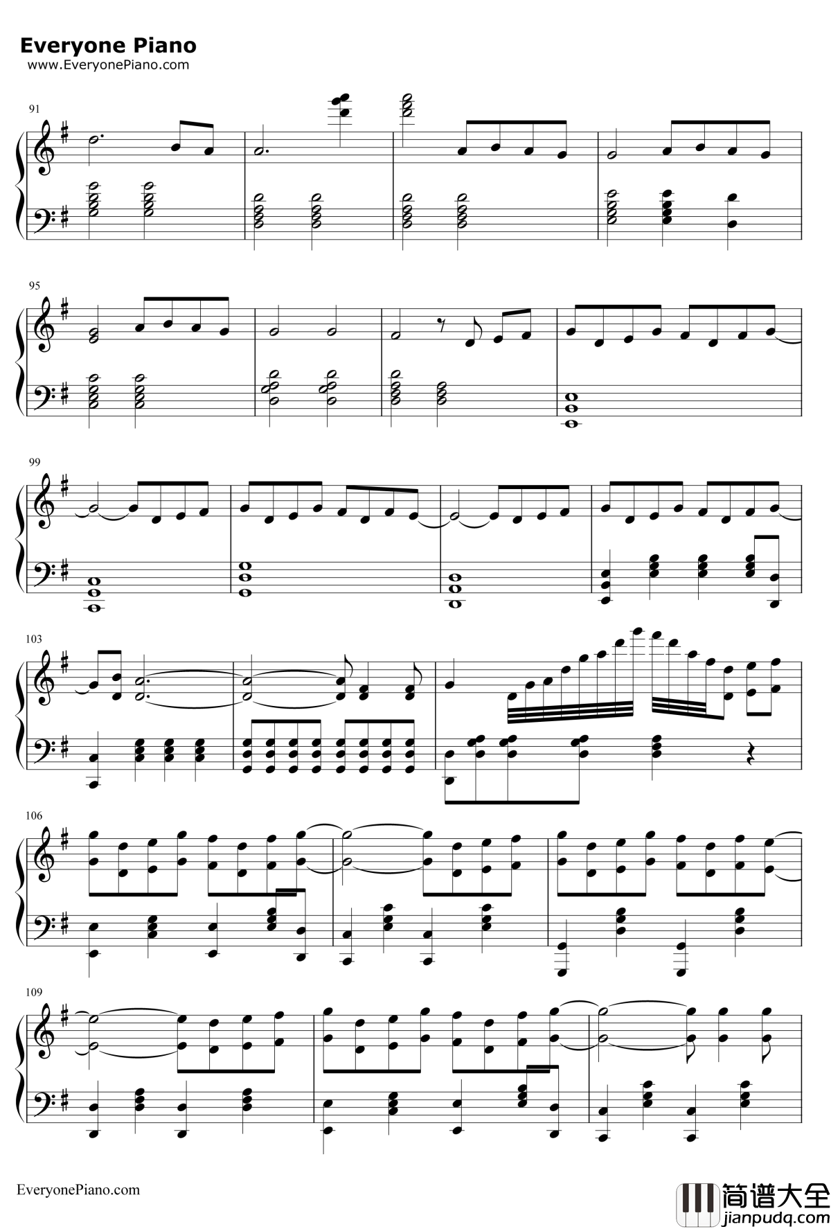 Young_Again钢琴谱_Hardwell