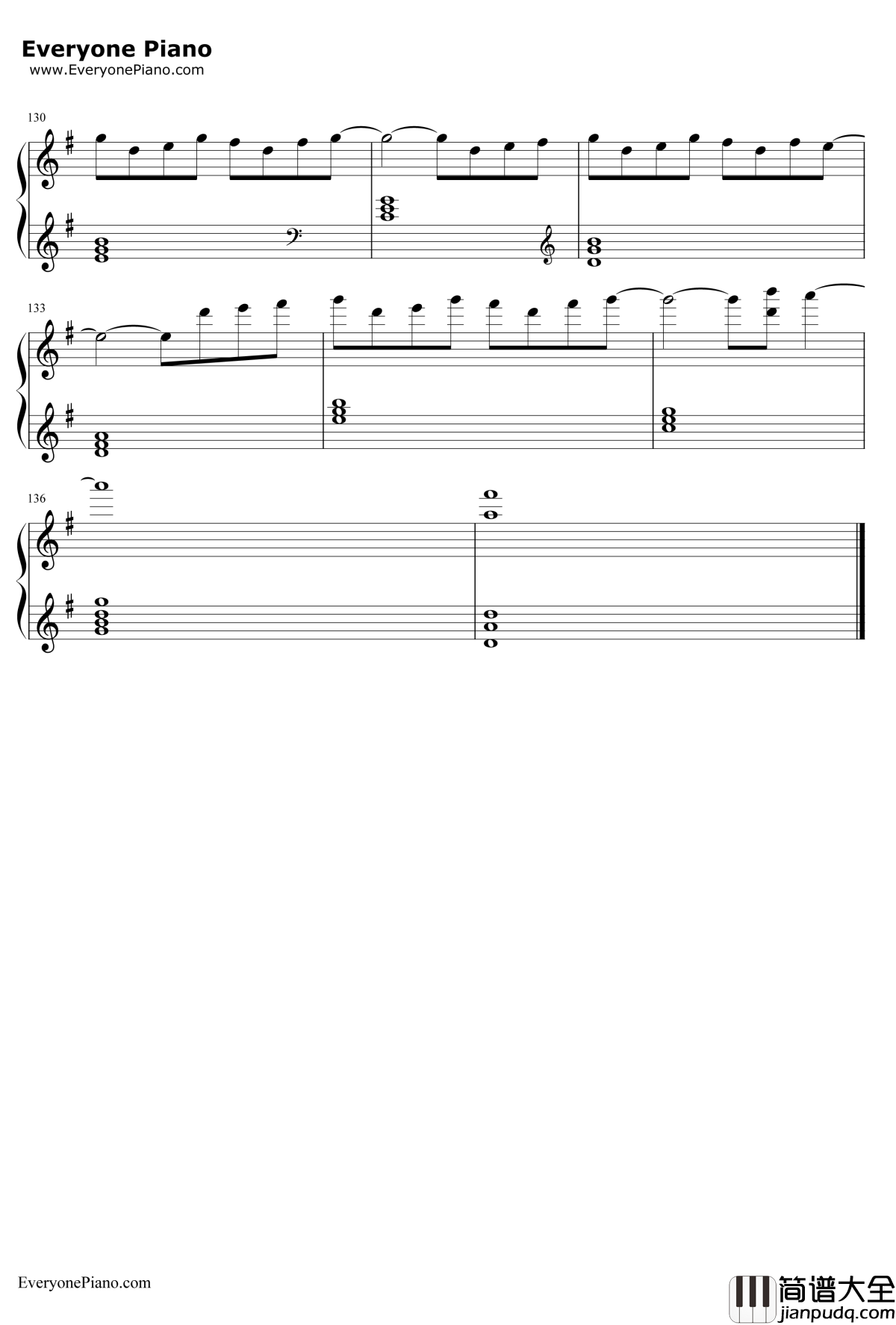 Young_Again钢琴谱_Hardwell