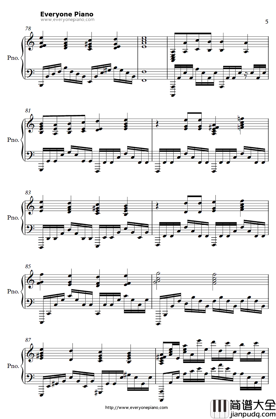 Vogel_im_Käfig钢琴谱_泽野弘之_进击的巨人OST