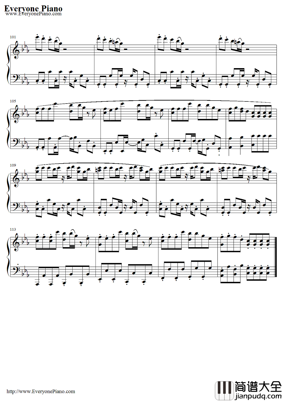 レーザービーム钢琴谱_Perfume