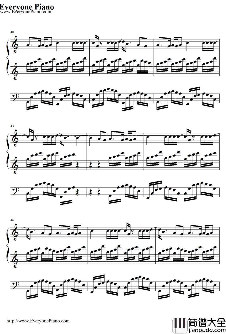 God_Is_a_Girl钢琴谱_GrooveCoverage