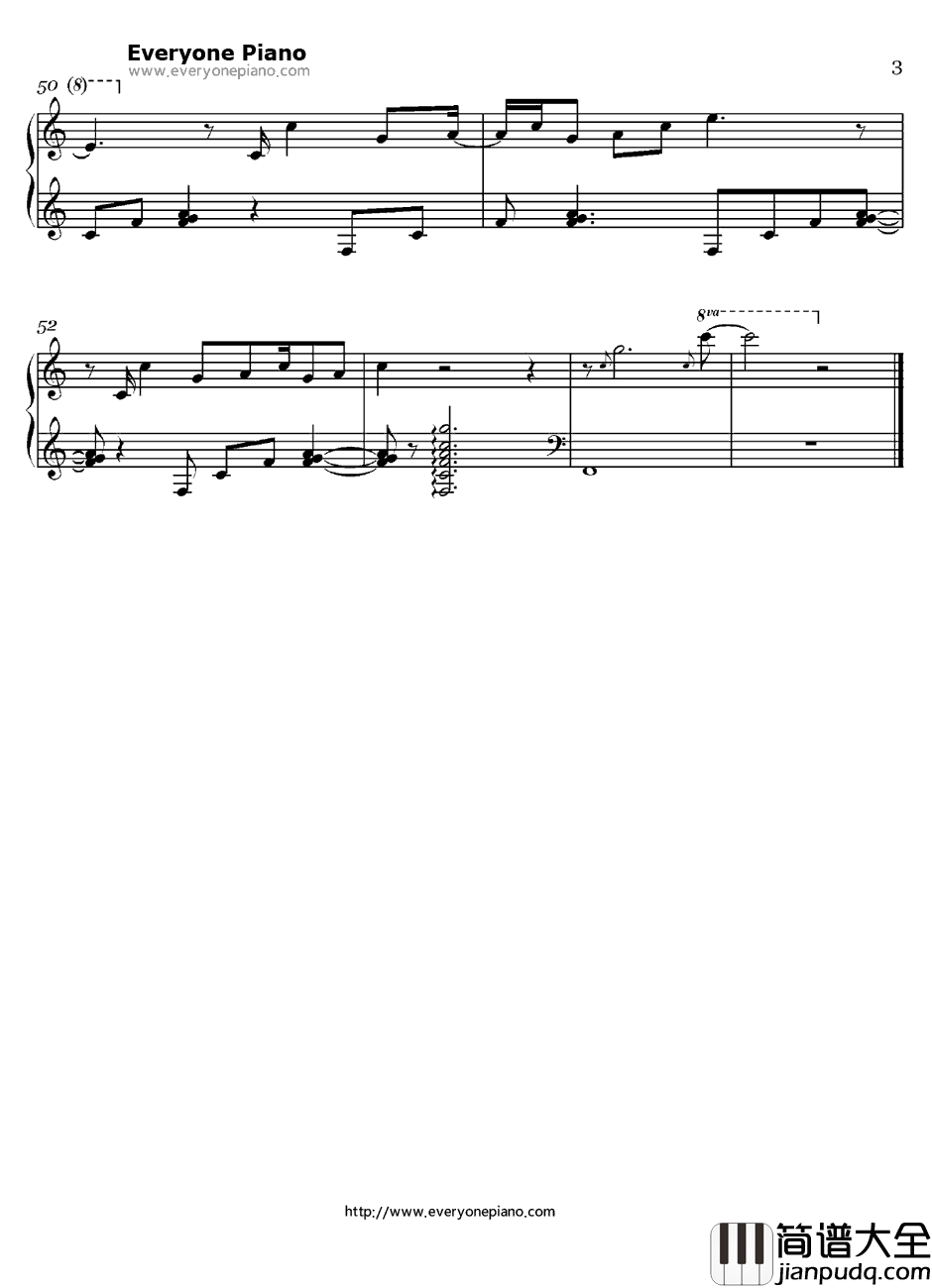 MyStar...钢琴谱_REMEDIOS_我们仍未知道那天所看见的花的名字OST