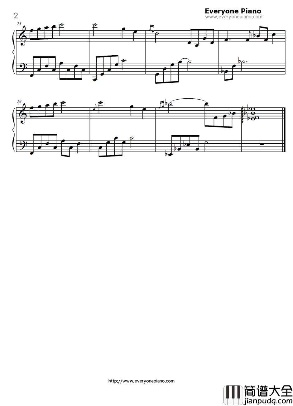 SECRET钢琴谱_羽毛田丈史_吸血鬼骑士BGM