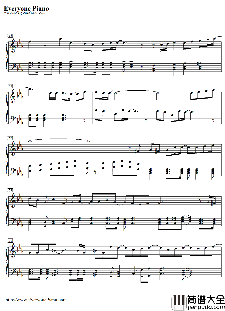 Crystal_Time钢琴谱_一之濑时也（宫野真守）_歌之王子殿下角色歌