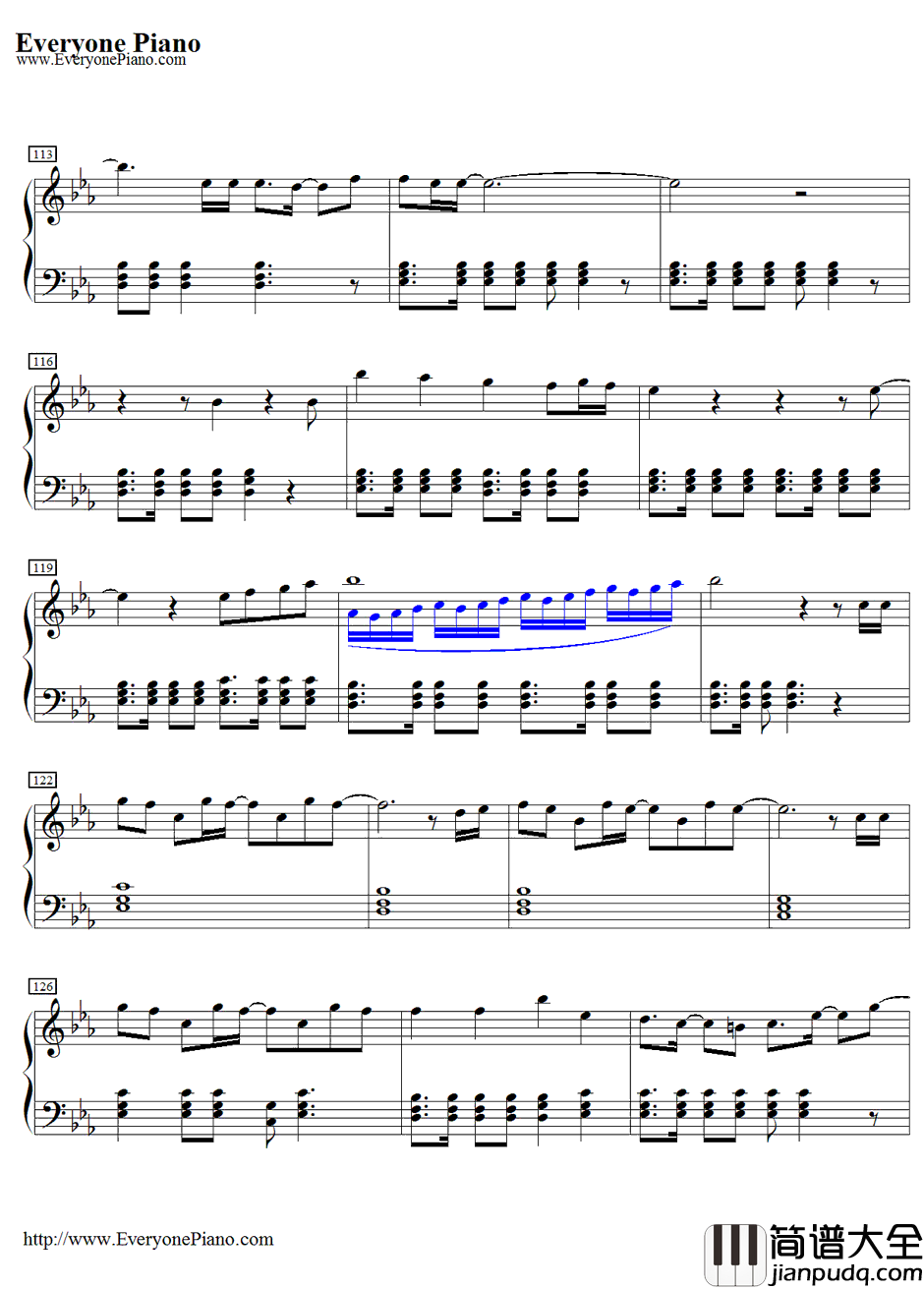 Crystal_Time钢琴谱_一之濑时也（宫野真守）_歌之王子殿下角色歌