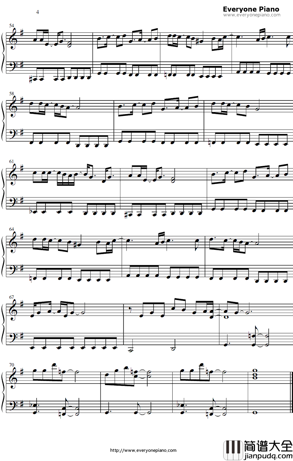 光と影を抱きしめたまま钢琴谱_田村直美_魔法骑士OP3