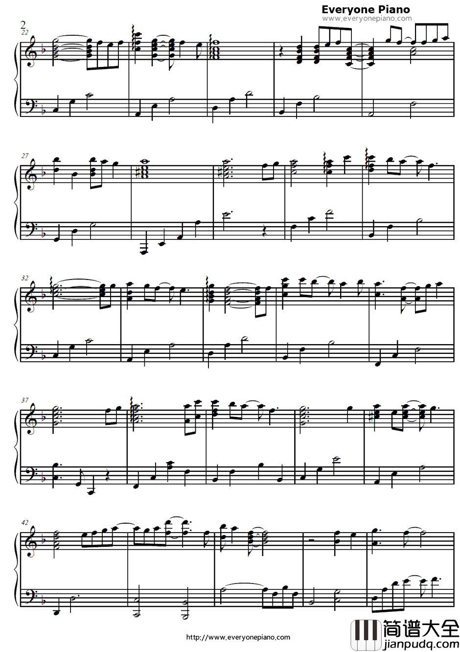 Rumbling_hearts钢琴谱_栗林美奈实_你所期望的永远ED