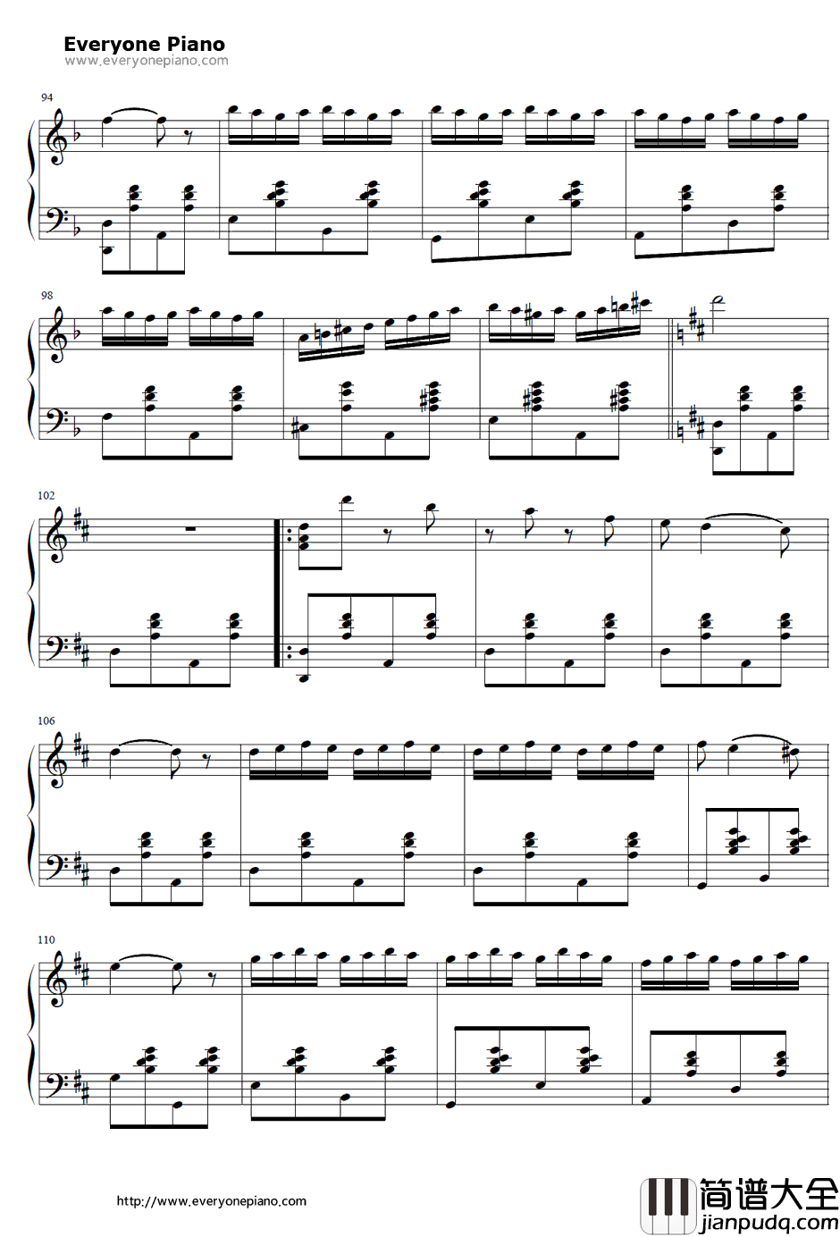 查尔达什舞曲钢琴谱_VittorioMonti_Czardas