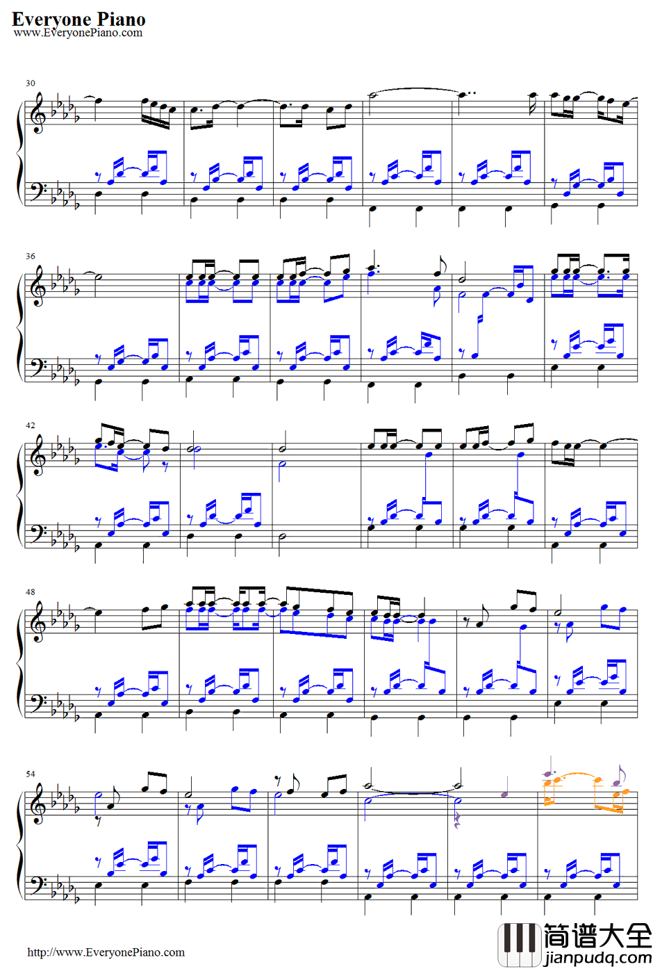 最后の制服钢琴谱_AKB48