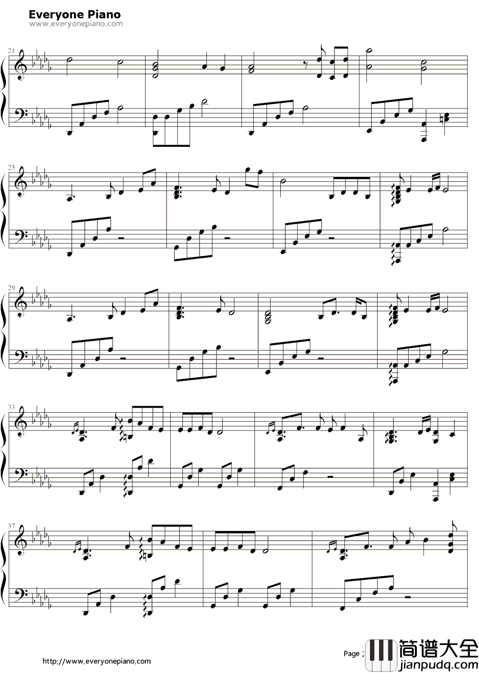 风といっしょに钢琴谱_小林幸子_神奇宝贝超梦的逆袭ED