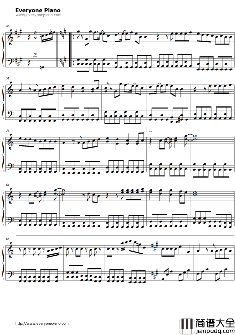 キミの梦を见ていた钢琴谱_岚