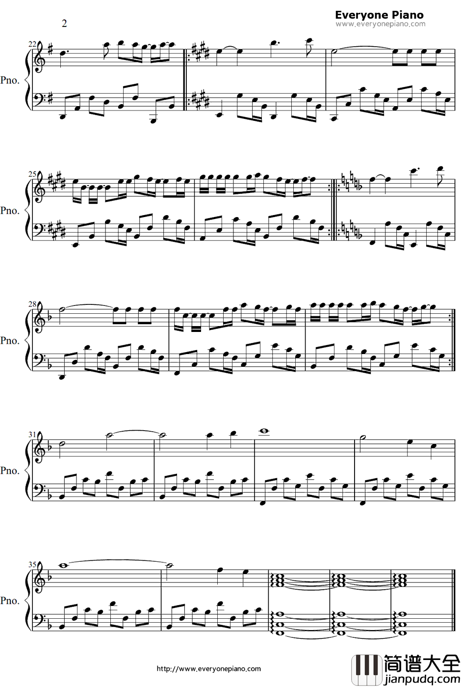 New_Future钢琴谱_Changin’MyLife_寻找满月ED1