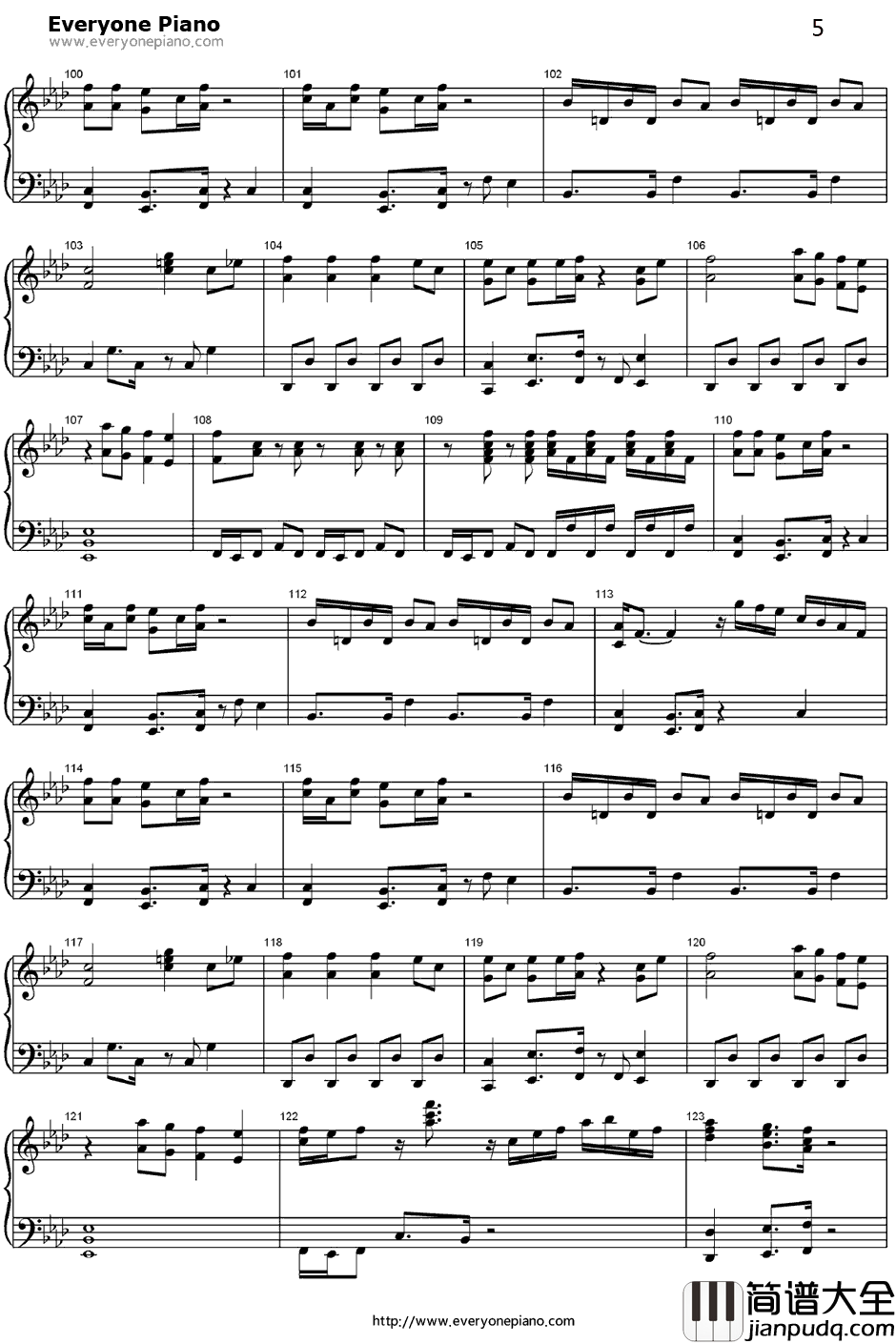 摩诃不思议アドベンチャー钢琴谱_高桥洋树_七龙珠主题曲