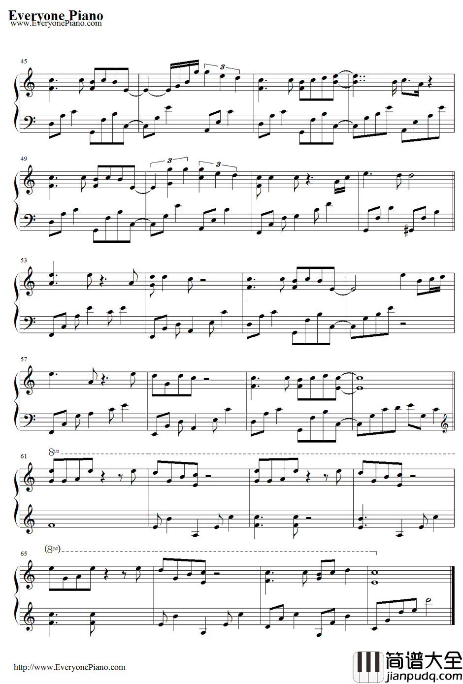 Hear_Me_Cry钢琴谱_CAGNET_恋爱世纪OST