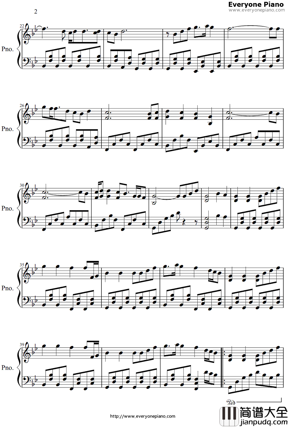 Hey_Brother钢琴谱_Avicii