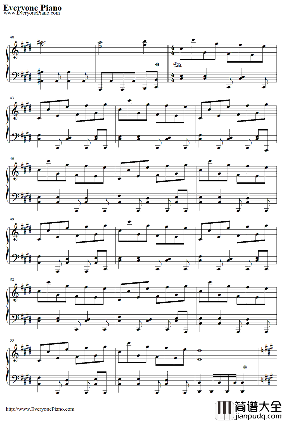 神さびた古戦场～SuwaFoughtenField钢琴谱_八坂神奈子_东方风神录～MountainofFaith主题曲