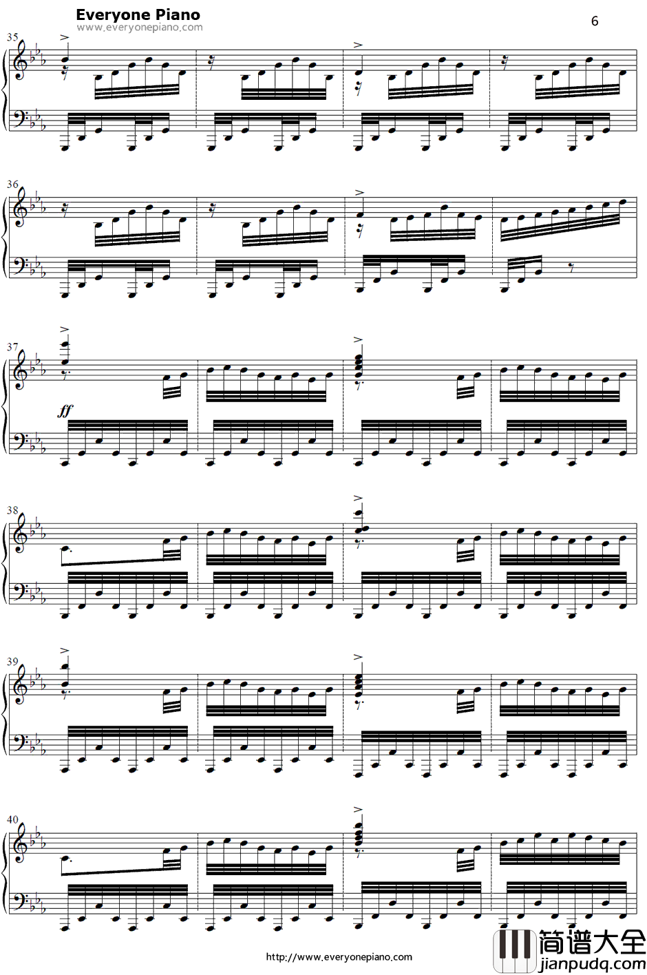 Final_Frontier钢琴谱_ThomasBergersen_星际穿越插曲