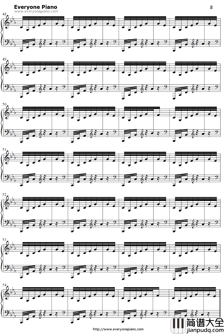 Final_Frontier钢琴谱_ThomasBergersen_星际穿越插曲