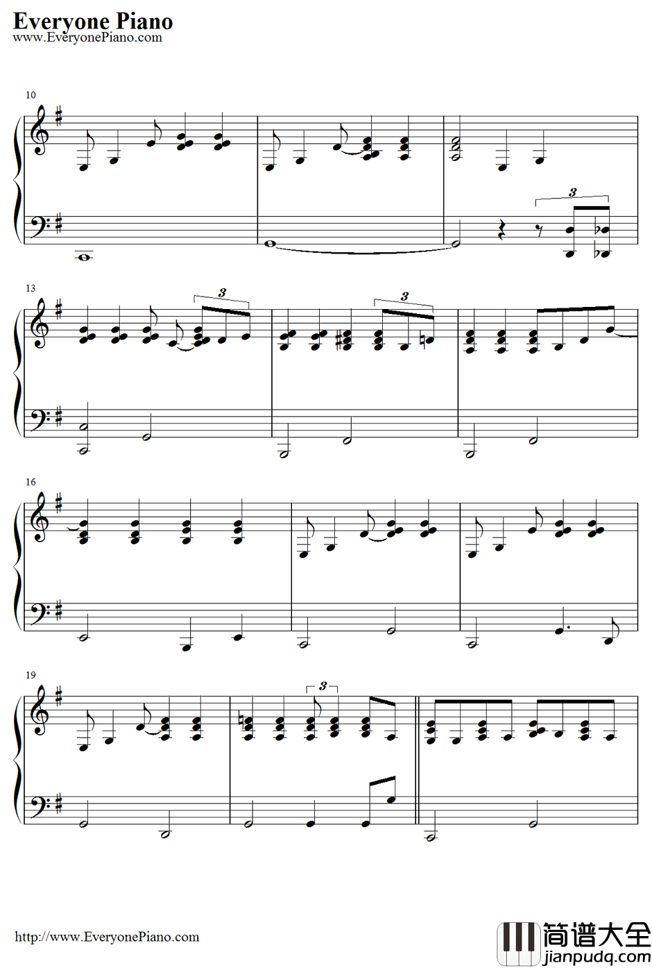 Close_To_You钢琴谱_TheCarpenters