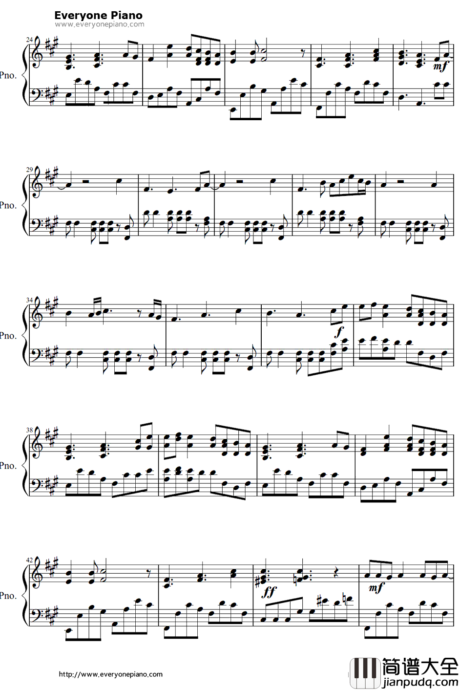 I_Want_It_That_Way钢琴谱_BackstreetBoys后街男孩