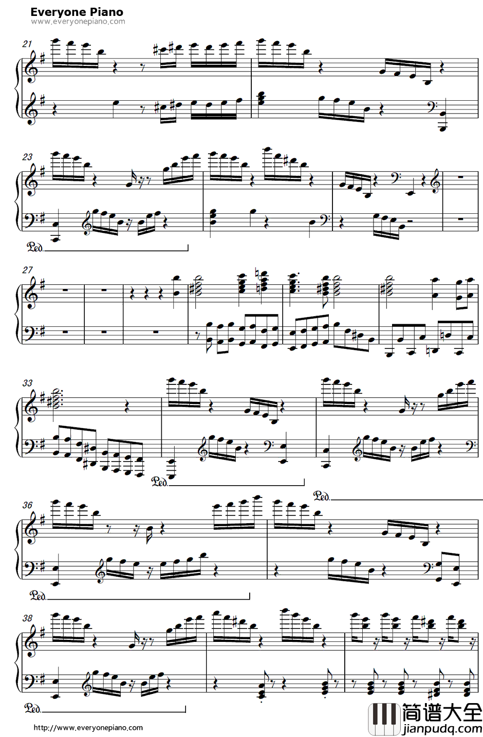 New_World_Concerto钢琴谱_马克西姆_新世界钢琴协奏曲