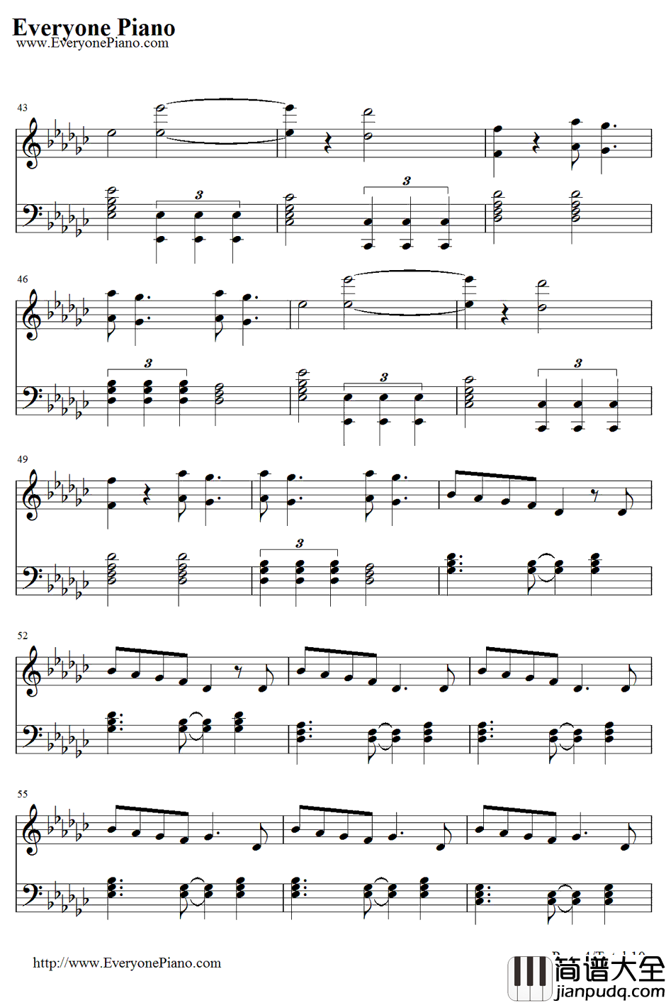 I_Knew_You_Were_Trouble钢琴谱_TaylorSwift