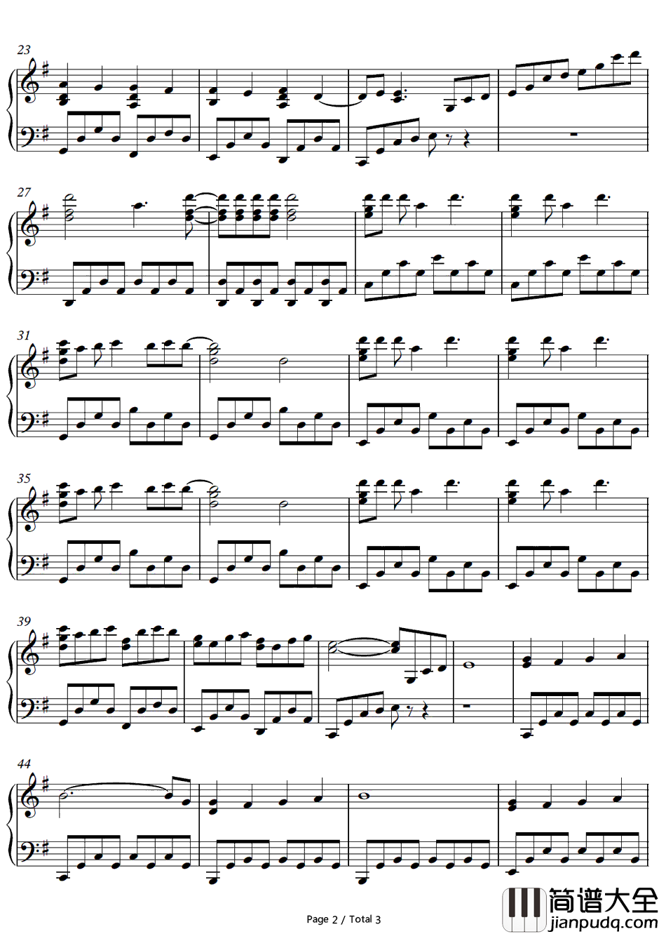 Thousand_Enemies钢琴谱_LiSA（GirlDeadMonster）_AngelBeats插曲