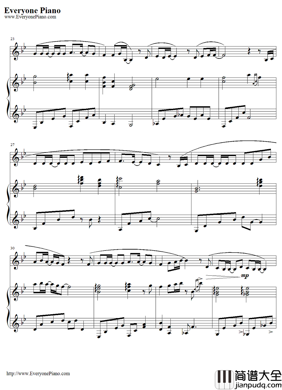 桜の花びらたち钢琴谱_前田敦子（AKB48）_伴奏版_前田敦子_AKB48