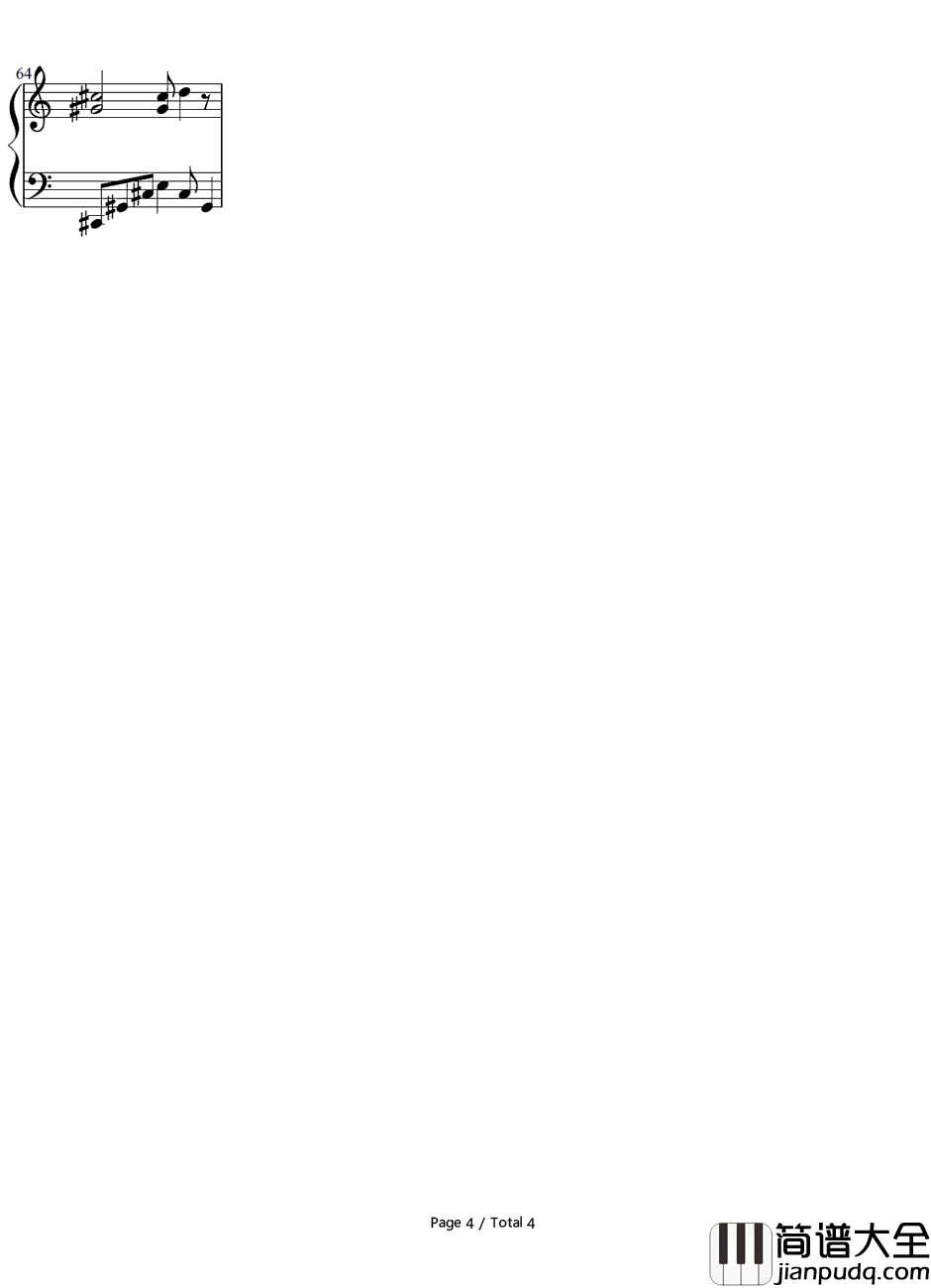 Don't_think.Feel钢琴谱_美女甜甜圈!!!（アイドリング!!!）_妖精的尾巴ED8