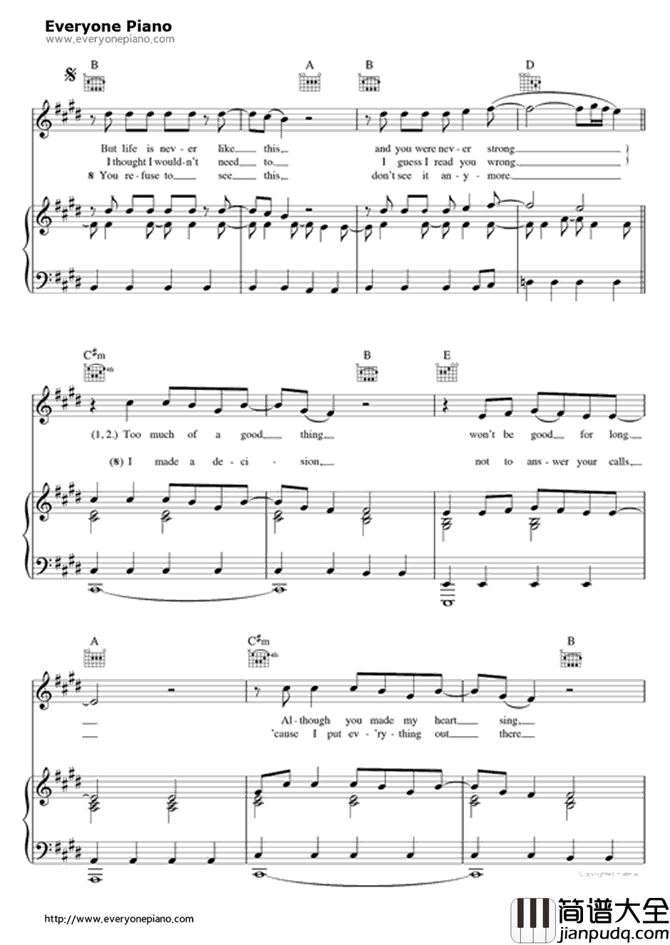 Good_Thing钢琴谱_SamSmith