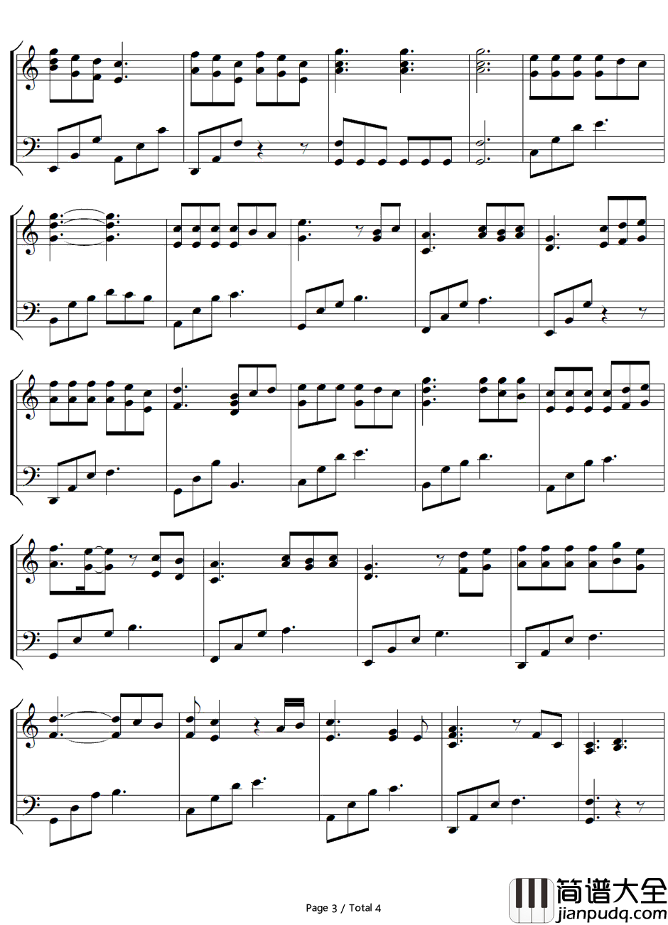 Because_I_Miss_You钢琴谱_郑容和_你为我着迷OST