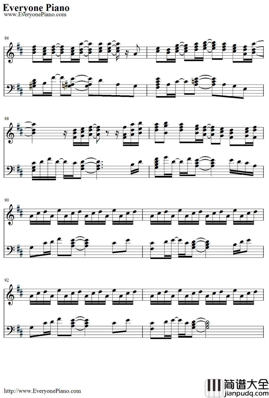 涙のアトが消える頃钢琴谱_V6