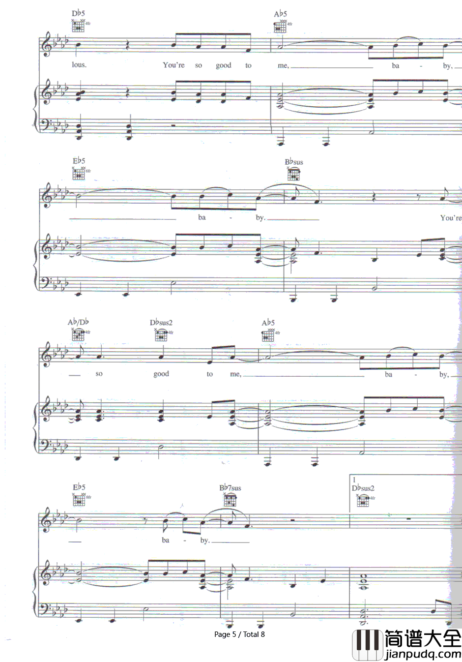 Hot钢琴谱_AvrilLavigne