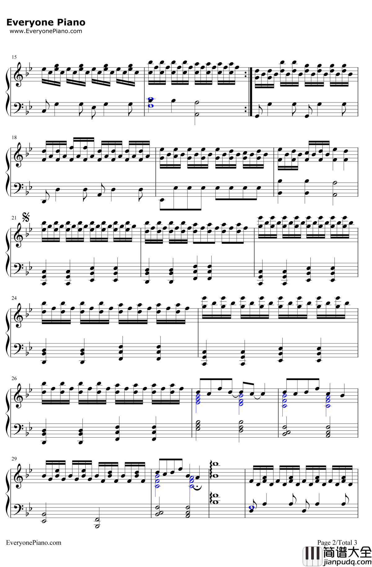 Some_where_Only_We_Know钢琴谱_LilyAllen_SomewhereOnlyWeKnow