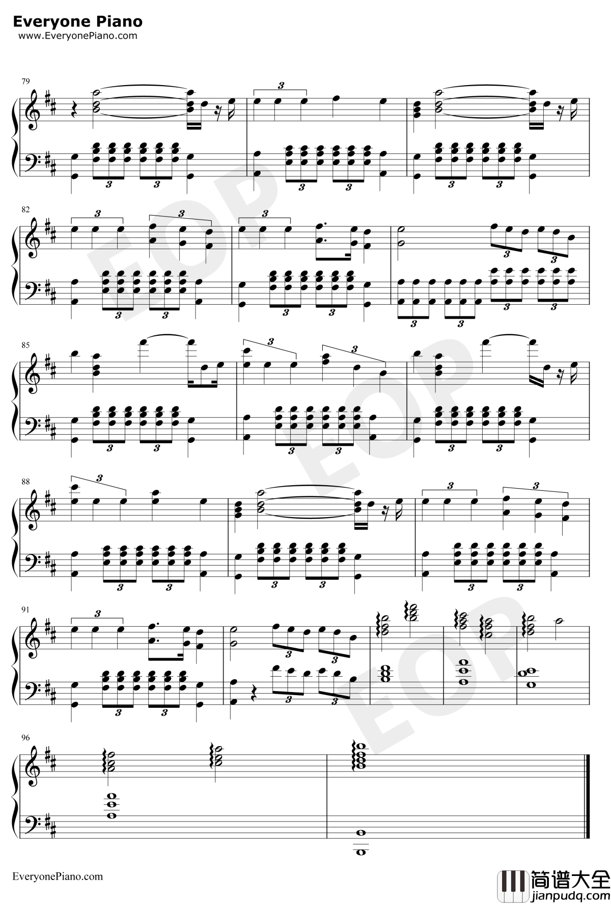 Stockholm_Syndrome钢琴谱_OneDirection